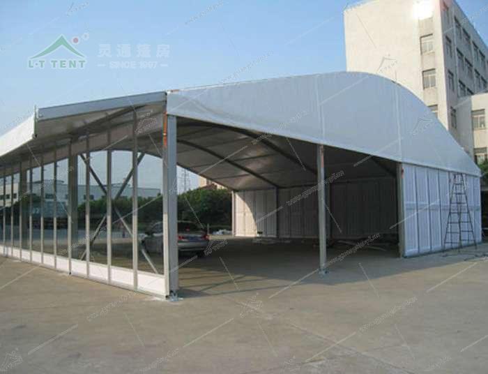 弧形倉(cāng)儲(chǔ)篷房